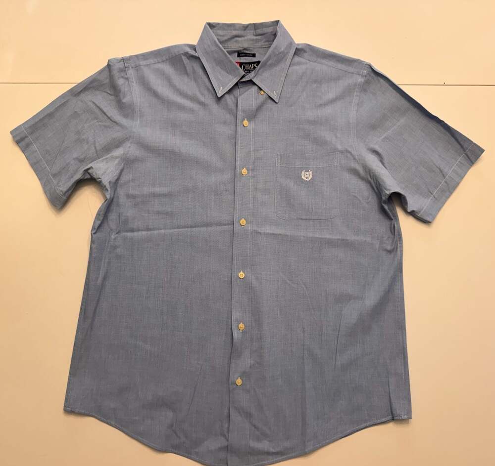 Chaps Easy Care Short Sleeve Button-Down Shirt